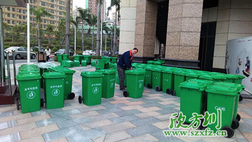欣方圳塑料環(huán)保垃圾桶，天津市場銷量倍增